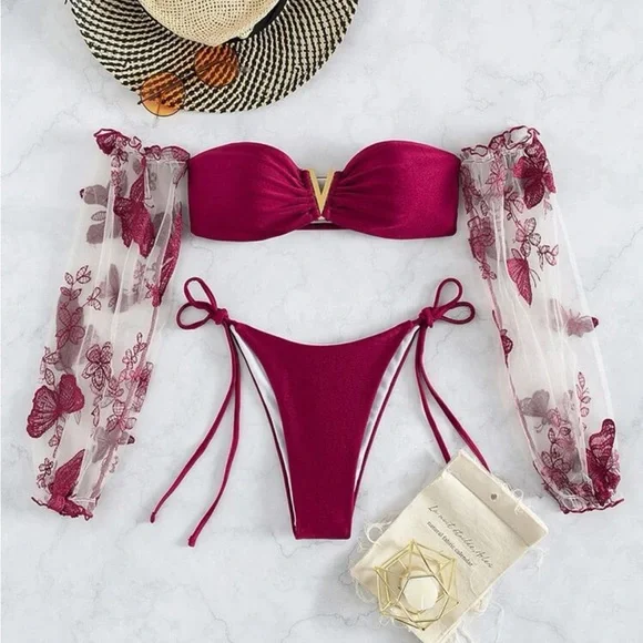 Tie Bikini Set 👙 - Picture 2 of 4